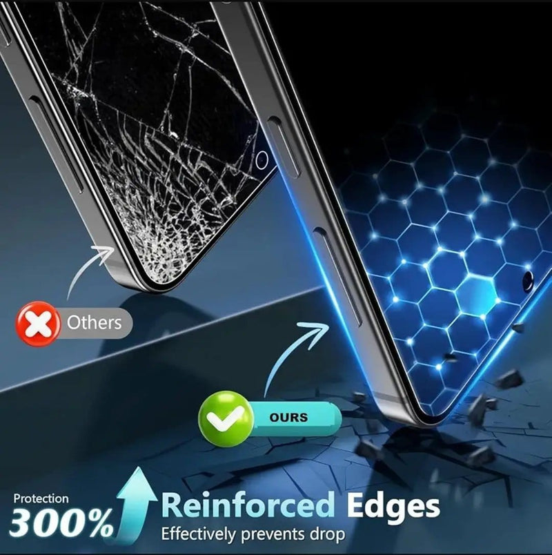 techplus Samsung Galaxy S24 Privacy Tempered Glass Screen Protector 2 Pack Samsung Galaxy S24 Privacy Tempered Glass Protector
