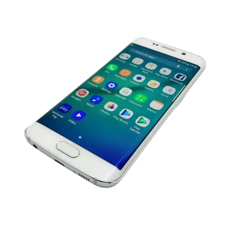 9eight5 Smart Phones Samsung Galaxy S6 Edge 32GB White Pearl - As New - Preowned Samsung Galaxy S6 Edge 32GB White Pearl - As New - Preowned