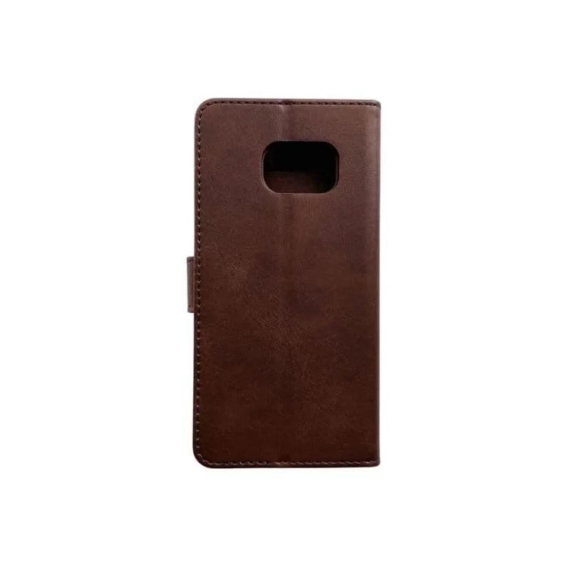 Synthetic Leather Flip Case for Samsung Galaxy S7 (Brown) by 9eight5