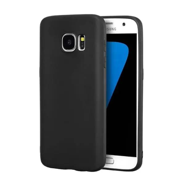 Silicone Case for Samsung Galaxy S7 (Black) by 9eight5