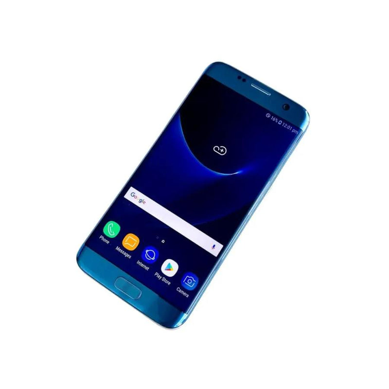 9eight5 Smart Phones Samsung Galaxy S7 Edge 32GB Blue Topaz - As New - Preowned Samsung Galaxy S7 Edge 32GB Blue Topaz - As New - Preowned