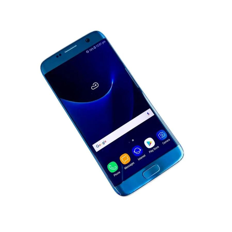 9eight5 Smart Phones Samsung Galaxy S7 Edge 32GB Blue Topaz - As New - Preowned Samsung Galaxy S7 Edge 32GB Blue Topaz - As New - Preowned