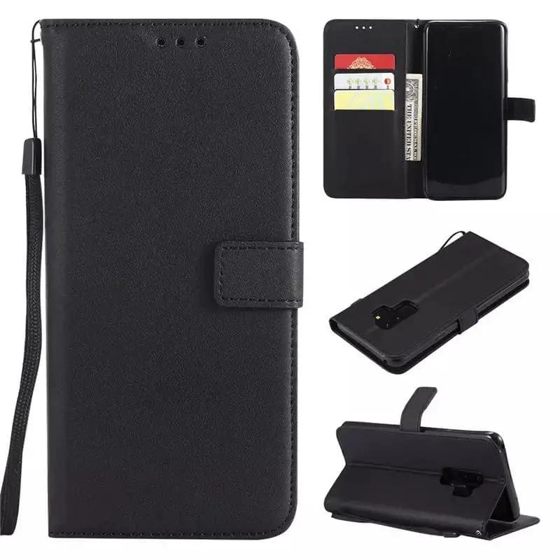Wallet Case for Samsung Galaxy S9 (Black) by 9eight5