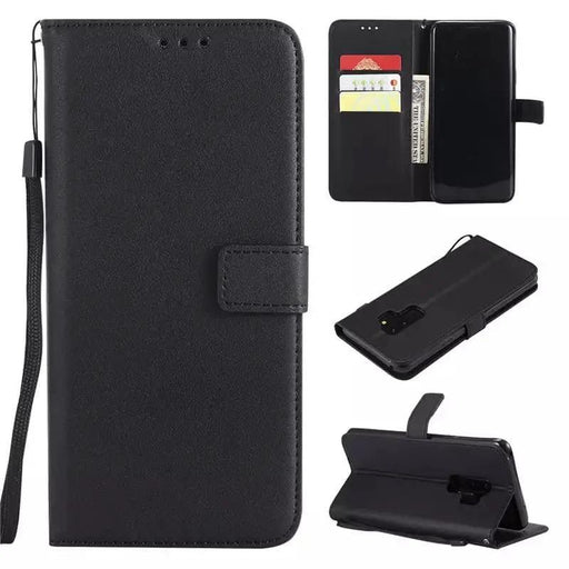 Wallet Case for Samsung Galaxy S9 (Black) by 9eight5