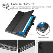 Full-Body Cover for Samsung Galaxy Tab 3 10.1” - GT-P5200 P5210 & P5220 (Black) by 9eight5