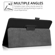Synthetic Leather Cover for Samsung Galaxy Tab A 10.1” (2016) - T580/T585 (Black) by 9eight5