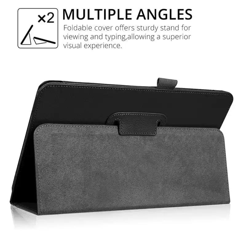 Synthetic Leather Cover for Samsung Galaxy Tab A 10.1” (2016) - T580/T585 (Black) by 9eight5