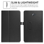 Synthetic Leather Cover for Samsung Galaxy Tab A 10.1” (2016) - T580/T585 (Black) by 9eight5
