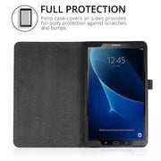 Synthetic Leather Cover for Samsung Galaxy Tab A 10.1” (2016) - T580/T585 (Black) by 9eight5