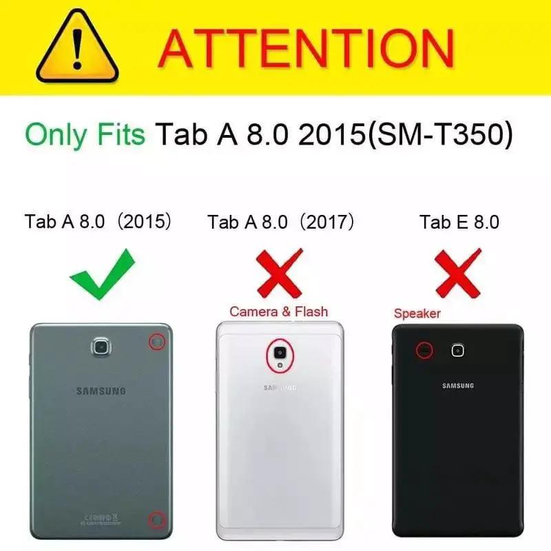 Black Cover for Samsung Galaxy Tab A 8.0” (2015) - T350 by 9eight5