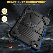 techplus Samsung Galaxy Tab A11+ Rugged Shockproof Case with Kickstand (Black) Samsung Galaxy Tab A11 Plus Rugged Case With Kickstand