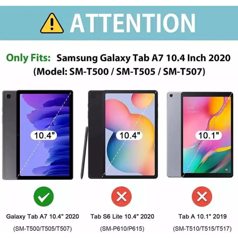 Full-Body Cover for Samsung Galaxy Tab A7 10.4” (2020) - T500/T505 (Navy) by 9eight5