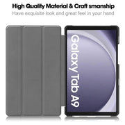 techplus Samsung Galaxy Tab A9 8.7 Trifold Folio Stand Slim PU Leather Magnetic Flip Cover Case Samsung Galaxy Tab A9 8.7 Trifold Folio Stand Slim PU Leather Magne...