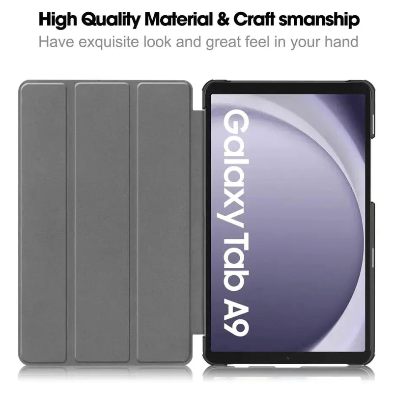 techplus Samsung Galaxy Tab A9 8.7 Trifold Folio Stand Slim PU Leather Magnetic Flip Cover Case Samsung Galaxy Tab A9 8.7 Trifold Folio Stand Slim PU Leather Magne...