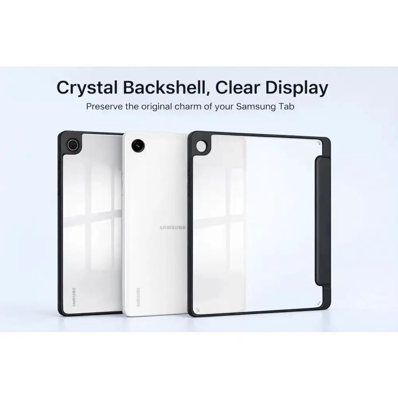 techplus Samsung Galaxy Tab A9 Clear Back Acrylic Case – Transparent Slim Shockproof Cover Samsung Galaxy Tab A9 Clear Back Acrylic Case – Transparent Slim Sh...