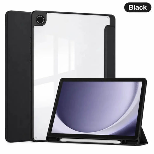 techplus Samsung Galaxy Tab A9 Clear Back Acrylic Case – Transparent Slim Shockproof Cover Samsung Galaxy Tab A9 Clear Back Acrylic Case – Transparent Slim Sh...
