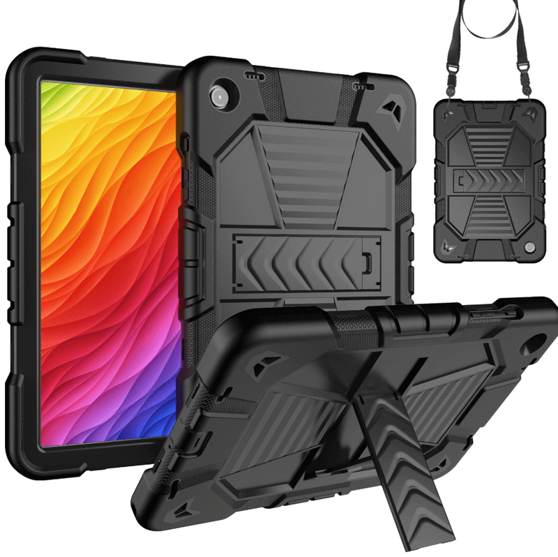 techplus Samsung Galaxy Tab A11 Plus Rugged Shockproof Case With Kickstand Samsung Galaxy Tab A11 Plus Rugged Case With Kickstand