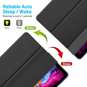 techplus Ultra Thin PU Leather Magnetic Case With Pencil Holder For Galaxy Tab A9 Ultra Thin PU Leather Magnetic Case For Galaxy Tab A9