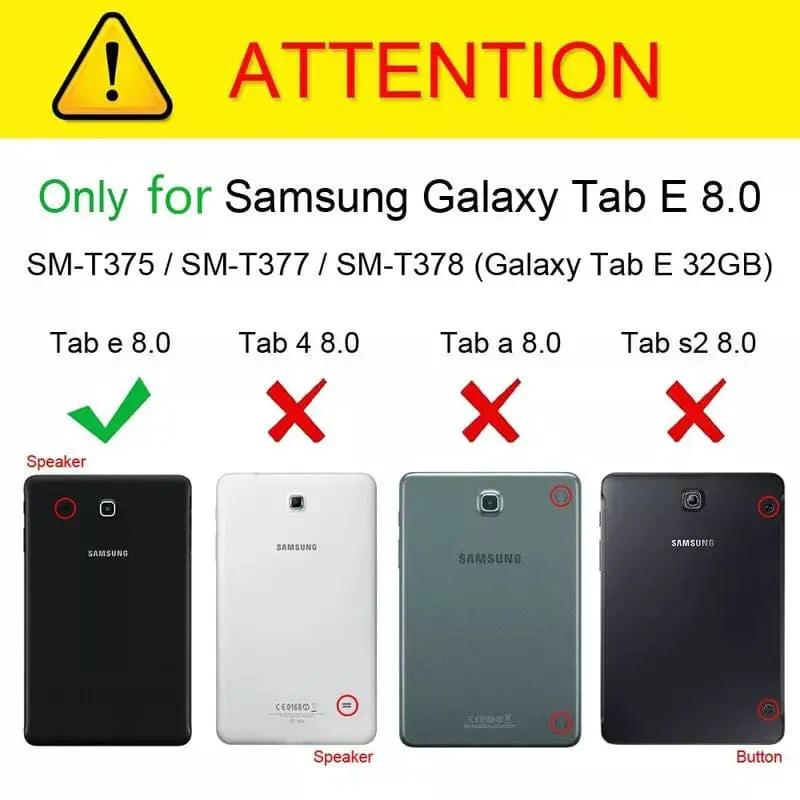 Cover for Samsung Galaxy Tab E 8.0” (2016) - T375/T377/T378 by 9eight5