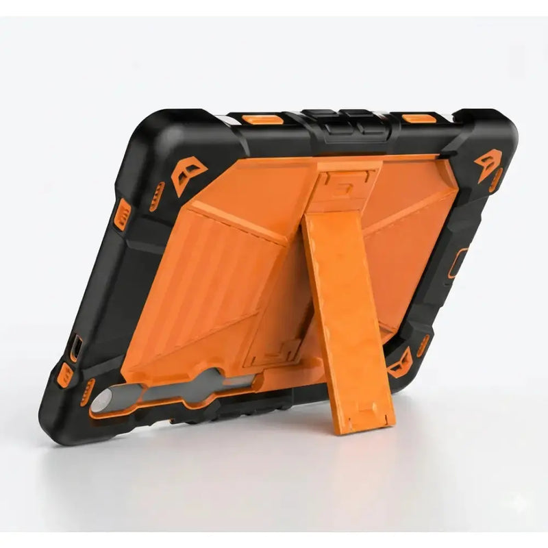 techplus Samsung Galaxy Tab S10 FE Rugged Shockproof Case with Kickstand (Orange) Samsung Galaxy Tab S10 FE Rugged Shockproof Case with Kickstand (Or...