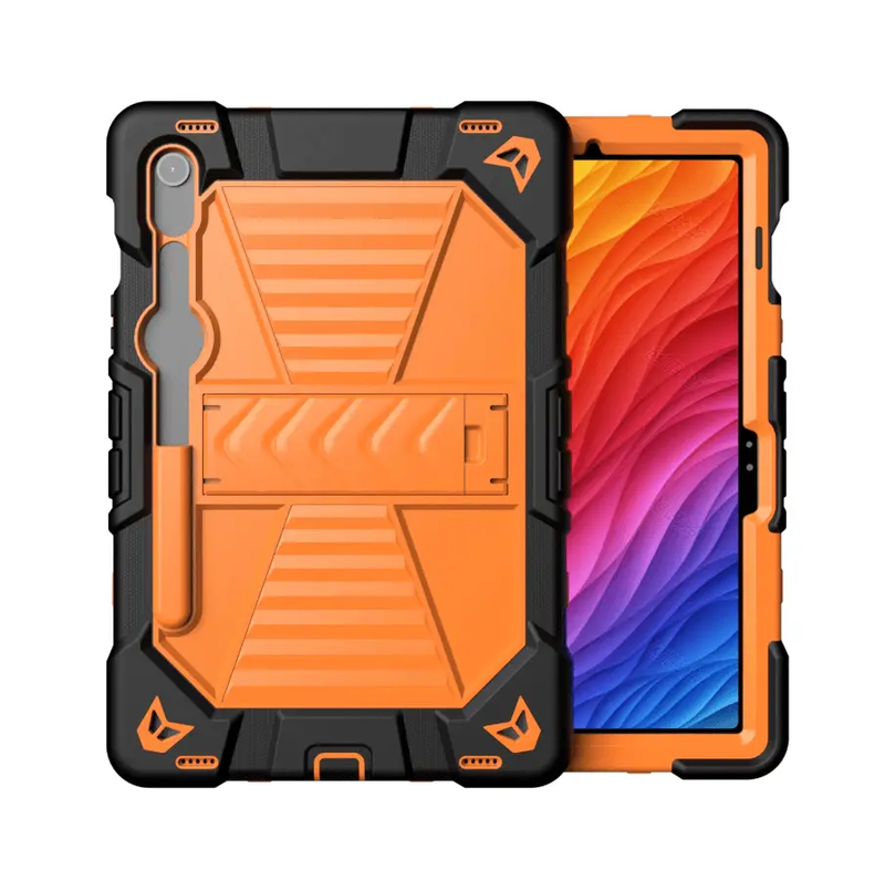 Samsung Galaxy Tab S9 FE Rugged Shockproof Case with Kickstand by techplus