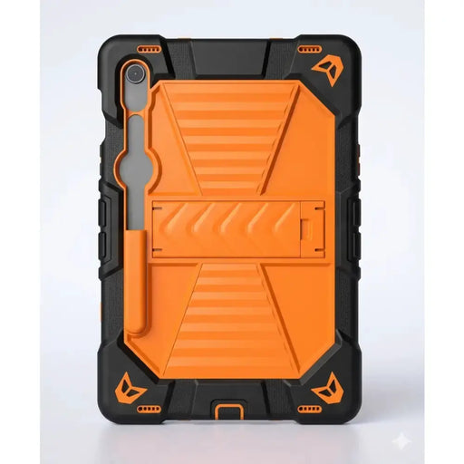 techplus Samsung Galaxy Tab S10 Lite Rugged Shockproof Case with Kickstand (Orange) Samsung Galaxy Tab S10 Lite Rugged Shockproof Case with Kickstand (...