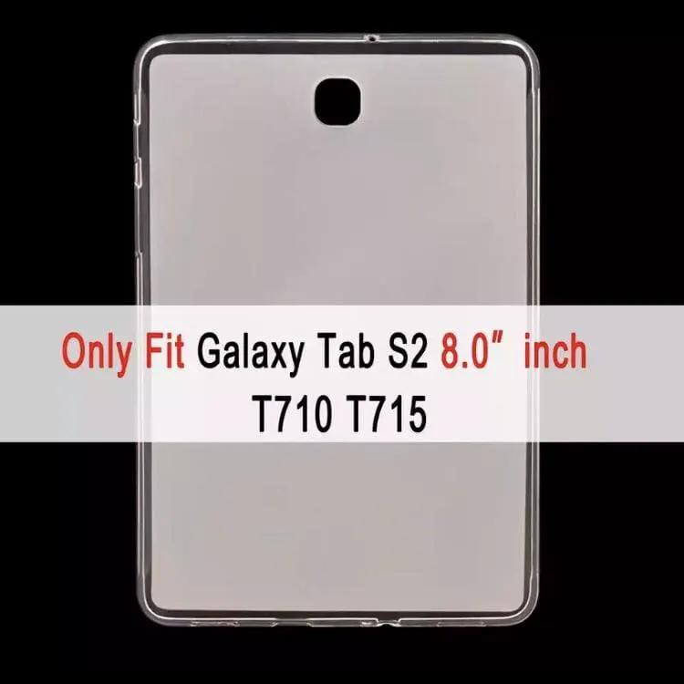 Silicone Cover for Samsung Galaxy Tab S2 8.0” - T710/T715/T719 (Clear) by 9eight5
