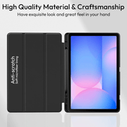 techplus Ultra Thin PU Leather Magnetic Case With Pencil Holder For Samsung Galaxy Tab S9 Ultra Thin PU Leather Magnetic Case for Galaxy Tab S9