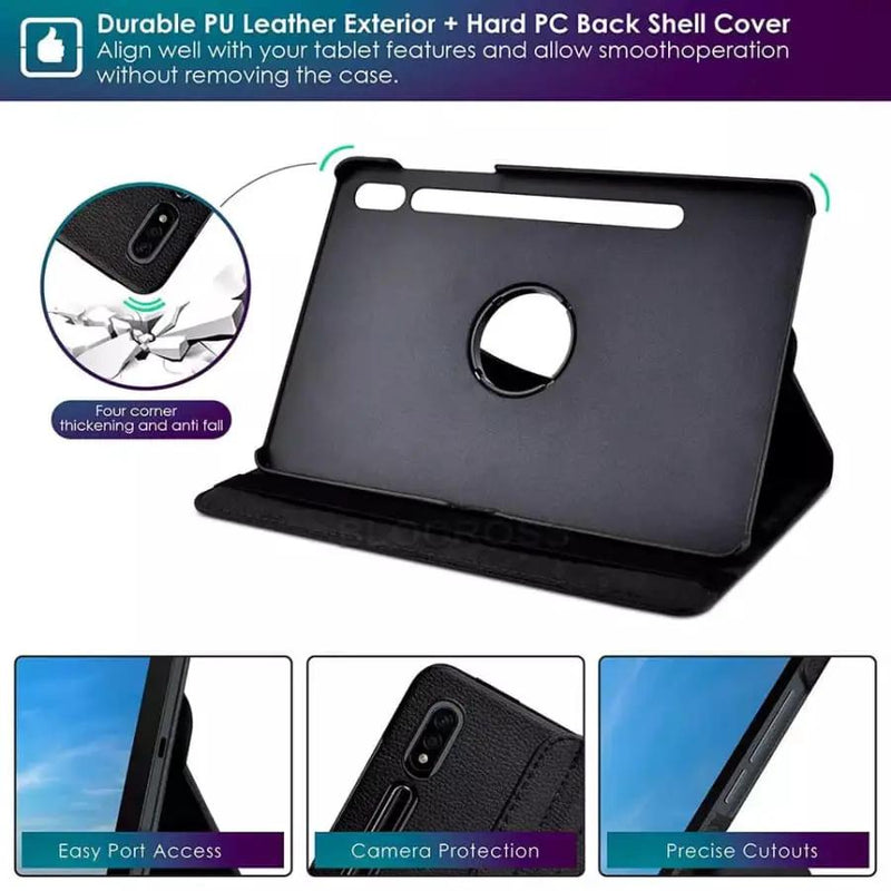 Black Cover for Samsung Galaxy Tab S9 Ultra 14.6” (2023) - X910/X916B by 9eight5