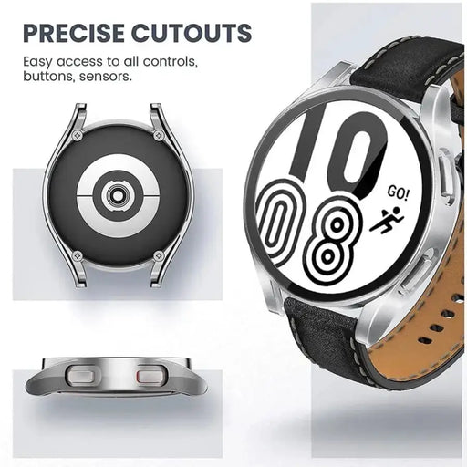 Protective Case for Samsung Galaxy Watch 4 Classic (42mm) (Clear) by Habicare