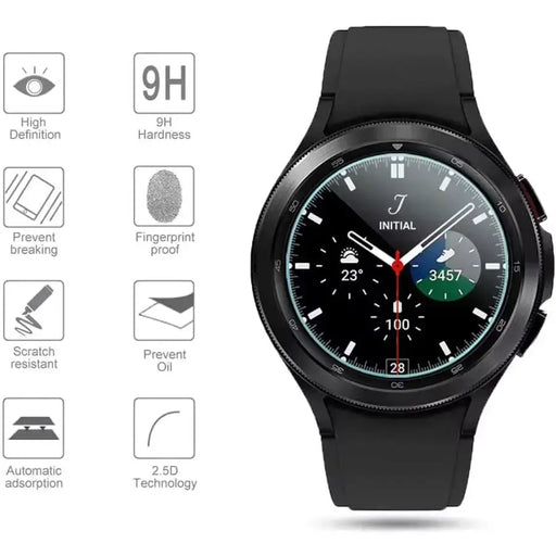 Screen Protectors for Samsung Galaxy Watch 4 Classic (42mm) (Pack of 5) by Habicare
