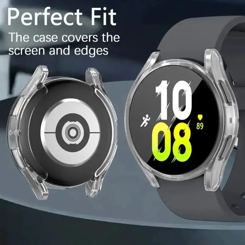 Protective Case for Samsung Galaxy Watch 5 (44mm) (Clear) by Habicare