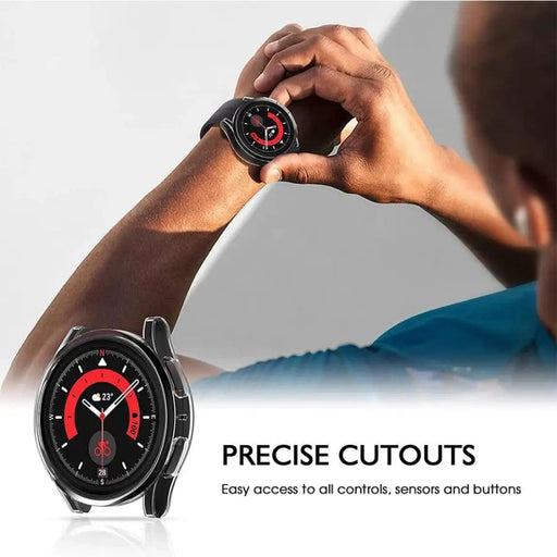 Protective Case for Samsung Galaxy Watch 5 Pro (45mm) (Clear) by That Watch Shop