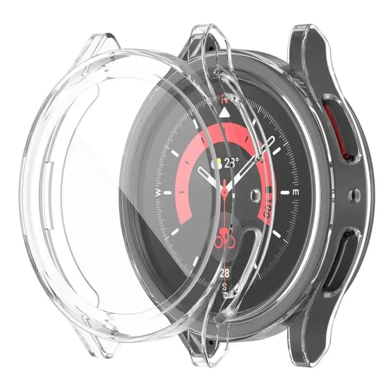 Protective Case for Samsung Galaxy Watch 5 Pro (45mm) (Clear) by Habicare