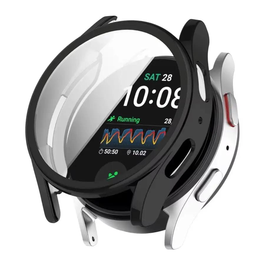 Protective Case with Screen Protector for Samsung Galaxy Watch 7 (44mm) (Black) – view 1