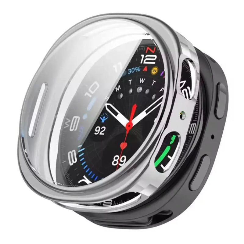 Protective Case for Samsung Galaxy Watch 8 (44mm) (Silver) by That Watch Shop