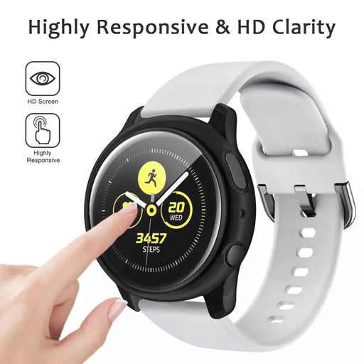 Protective Case for Samsung Galaxy Watch Active 2 (44mm) (Black) by That Watch Shop