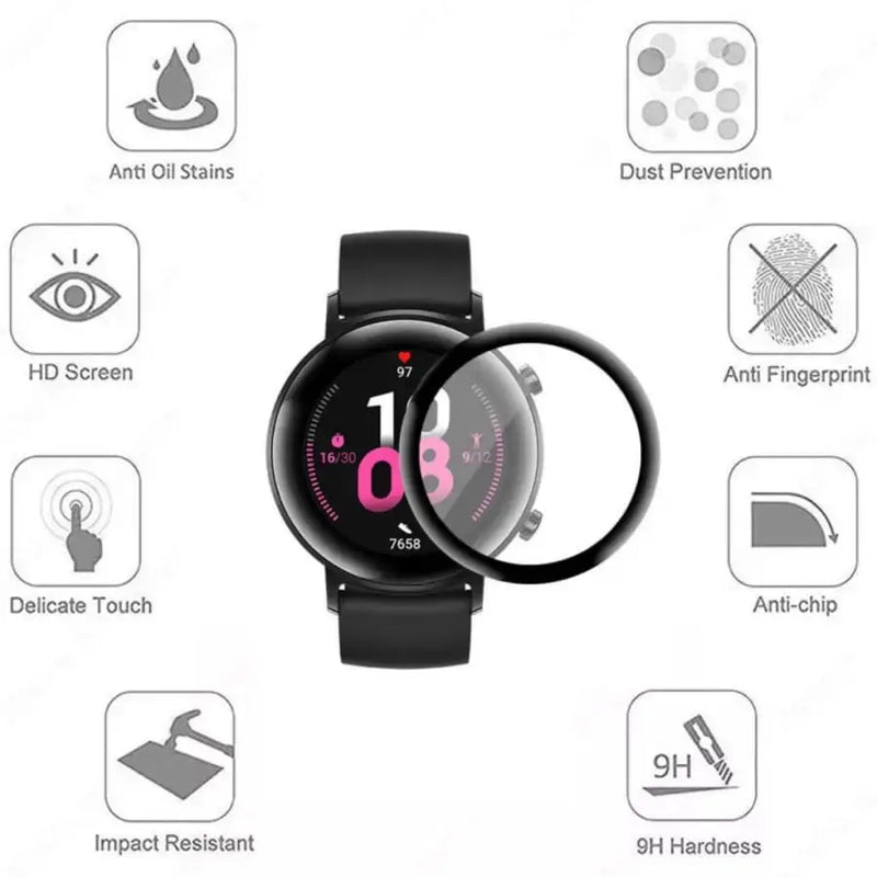 Screen Protectors for Samsung Galaxy Watch Active 2 (44mm) (Pack of 5) by Habicare