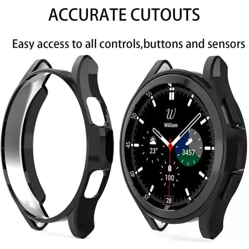 Protective Case for Samsung Galaxy Watch Gear S3 (Black) by Habicare