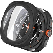 Protective Case with Screen Protector for Samsung Galaxy Watch Ultra (47mm) / Watch Ultra 2 (2025) (Black) by That Watch Shop