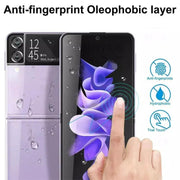 Screen Protector for Samsung Galaxy Z Flip 2 (2 in 1 Pack x 2) by 9eight5