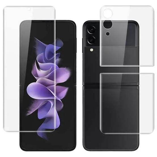 Screen Protector for Samsung Galaxy Z Flip 3 (2 in 1 Pack x 2) by 9eight5