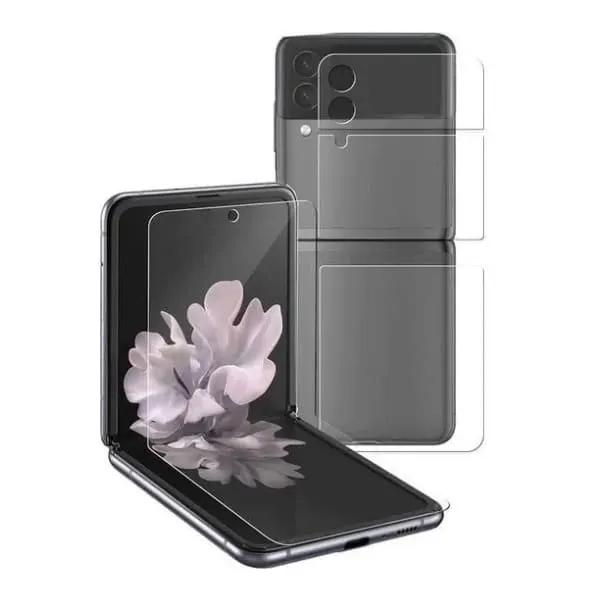 Screen Protector for Samsung Galaxy Z Flip 4 (3 in 1 Pack) by 9eight5