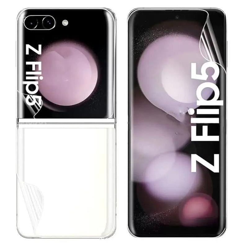 Screen Protectors for Samsung Galaxy Z Flip 5 (3 in 1 Pack x 2) by 9eight5