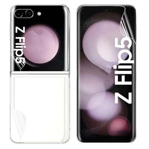 Screen Protectors for Samsung Galaxy Z Flip 5 (3 in 1 Pack x 2) by 9eight5