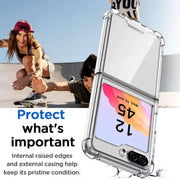 Case for Samsung Galaxy Z Flip 6 (Clear) by 9eight5
