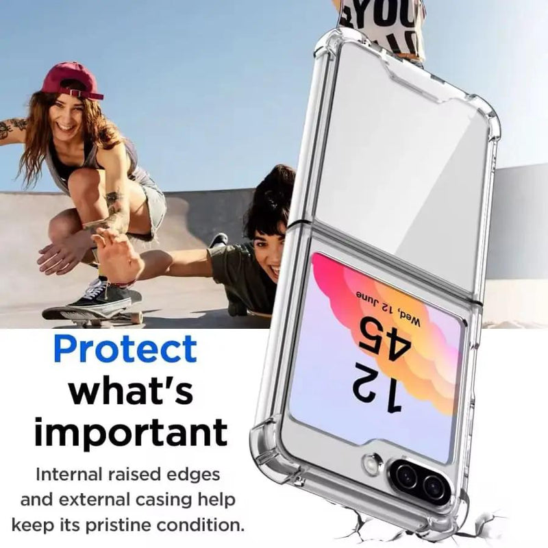 Case for Samsung Galaxy Z Flip 6 (Clear) by 9eight5