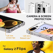 Case for Samsung Galaxy Z Flip 6 (Clear) by 9eight5
