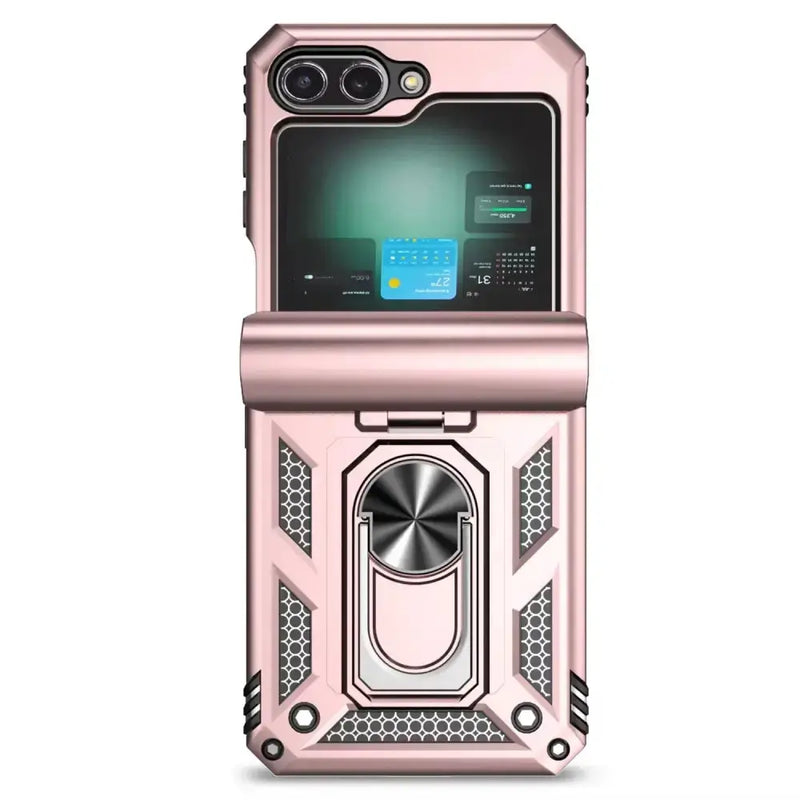 Samsung Galaxy Z Flip7 Phone Case with Ring Bracket (8 colours available) by Habicare