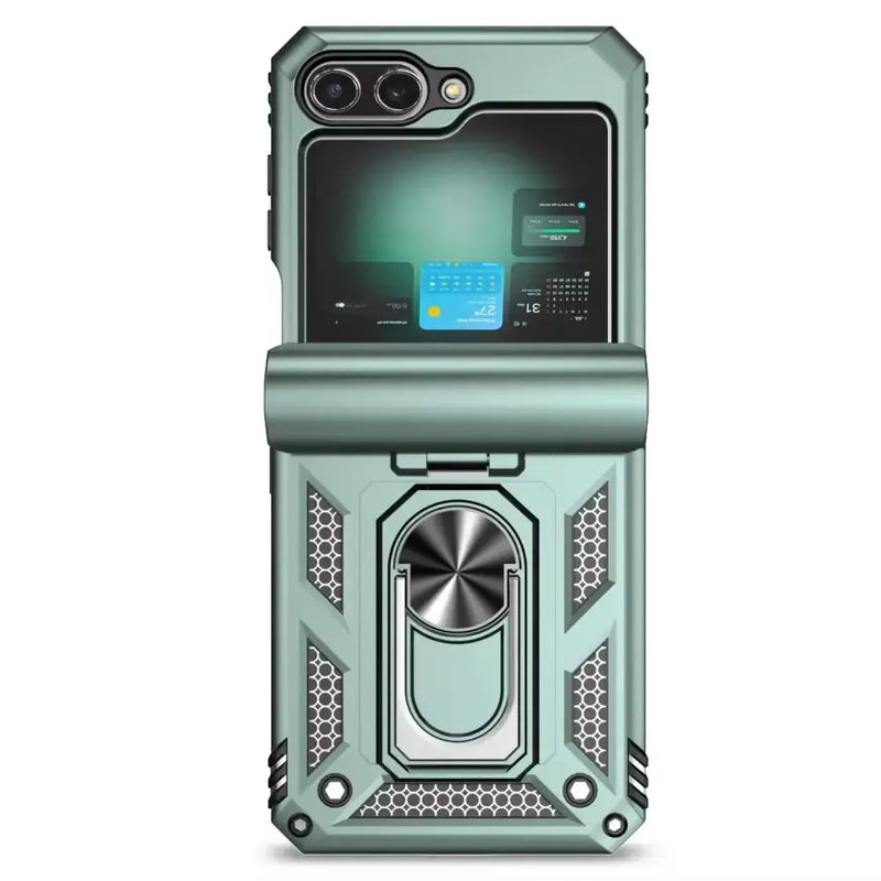 Samsung Galaxy Z Flip7 Phone Case with Ring Bracket (8 colours available) by Habicare